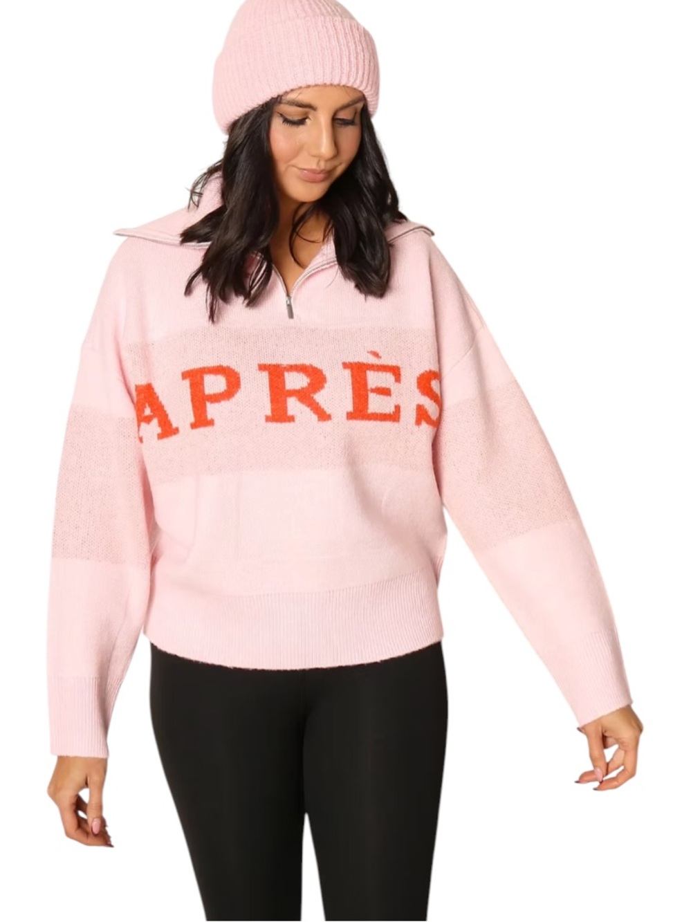 Pieces ($69) Jordan 1/4 Zip Pink & Red Rose Sweater - PTP 27